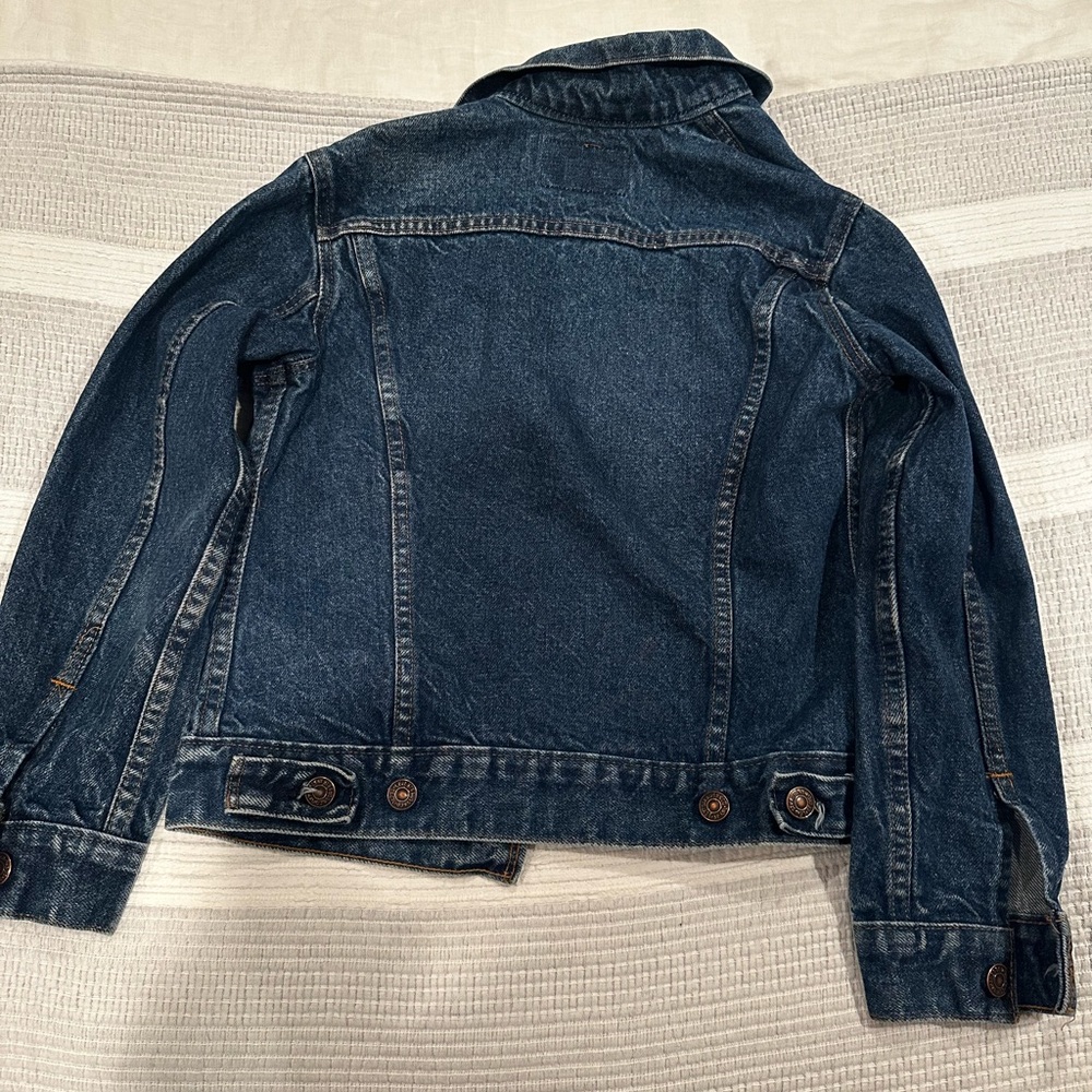 Vintage Levi's Classic Blue Denim Jacket size kids 14 or women’s xs - Picture 2 of 5